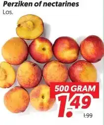 Dekamarkt Perziken of nectarines aanbieding