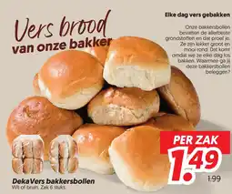 Dekamarkt Deka Vers bakkersbollen aanbieding