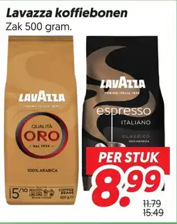 Dekamarkt Lavazza koffiebonen aanbieding