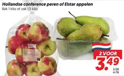 Dekamarkt Hollandse conference peren of Elstar appelen aanbieding