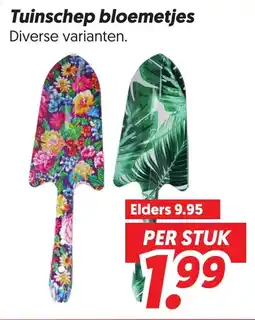 Dekamarkt Tuinschep bloemetjes aanbieding