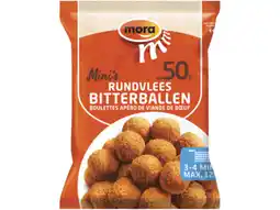 Hoogvliet Mora Mini's Rundvlees Bitterballen aanbieding