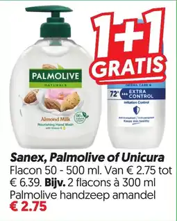 Dekamarkt Sanex, Palmolive of Unicura aanbieding