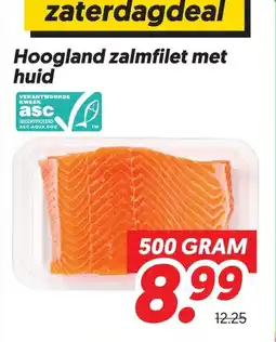 Dekamarkt Hoogland zalmfilet met huid aanbieding