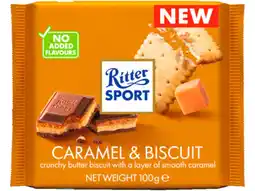 Hoogvliet Ritter Sport Caramel & biscuit aanbieding