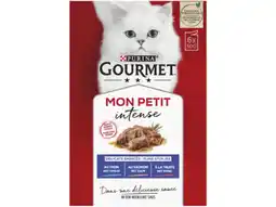 Hoogvliet Gourmet Mon Petit Intense kattenvoer vis aanbieding