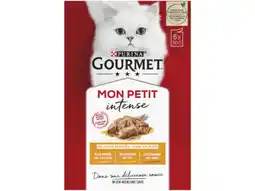 Hoogvliet Gourmet Mon Petit Intense kattenvoer gevogelte aanbieding