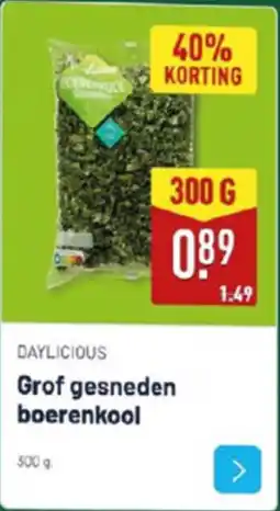 ALDI Daylicious Grof gesneden boerenkool aanbieding