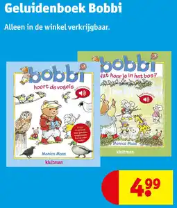 Kruidvat Geluidenboek Bobbi aanbieding