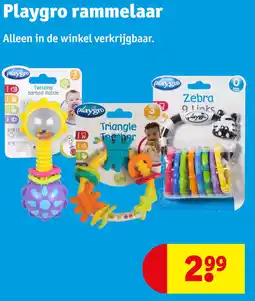 Kruidvat Playgro rammelaar aanbieding