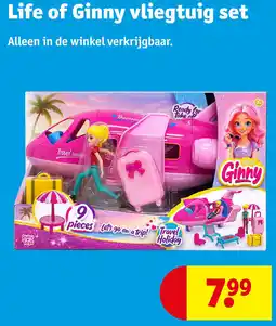 Kruidvat Life of Ginny vliegtuig set aanbieding