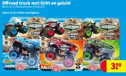 Kruidvat Offroad truck met licht en geluid aanbieding