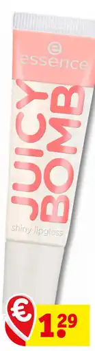 Kruidvat Essence juicy bomb shiny lipgloss aanbieding
