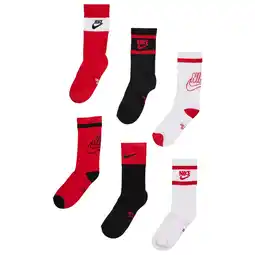 Foot Locker Nike Kids Crew 6 Pack Sokken Unisex - Wit - Maat 34 - 38 - Katoen aanbieding
