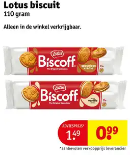 Kruidvat Lotus biscuit aanbieding