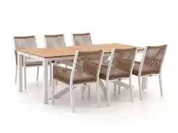 Kees Smit Manifesto Rivola/Furato 220cm dining tuinset 7-delig aanbieding