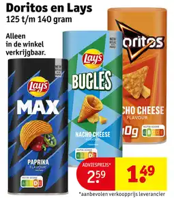 Kruidvat Doritos en Lays aanbieding