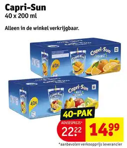 Kruidvat Capri-Sun aanbieding