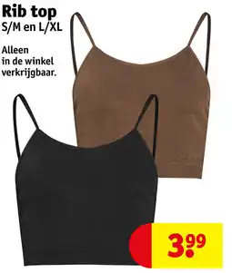 Kruidvat Rib top aanbieding