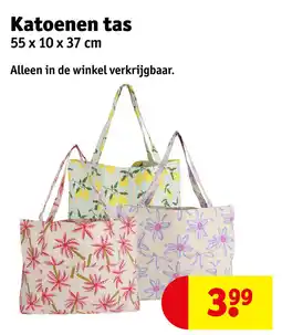 Kruidvat Katoenen tas aanbieding