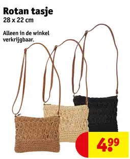 Kruidvat Rotan tasje aanbieding