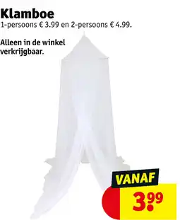 Kruidvat Klamboe aanbieding