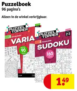 Kruidvat Puzzelboek aanbieding