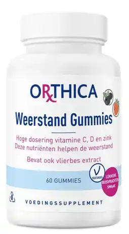De Online Drogist Orthica Weerstand Gummies aanbieding