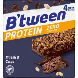 Dekamarkt Hero Btween protein muesli & cacao 4 st aanbieding