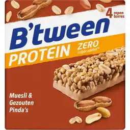 Dekamarkt Hero Btween protein muesli&pinda 4st aanbieding