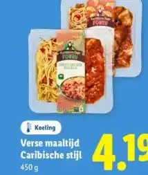 Lidl Koeling Verse maaltijd Caribische stijl aanbieding