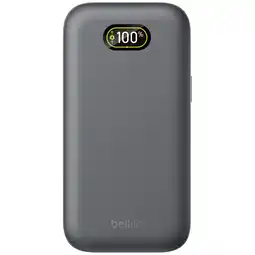 MediaMarkt Belkin Boostcharge 27.000 Mah – 240w Pd Met Geïntegreerde Kabel & Display Powerbank Zwart aanbieding