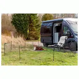 Pets Place Trixie Mobiele Hondenomheining - Hondenopvoeding - 15 m Zwart aanbieding