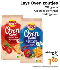 Trekpleister Lays Oven zoutjes aanbieding