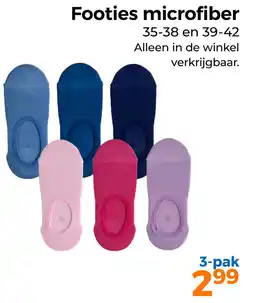 Trekpleister Footies microfiber aanbieding