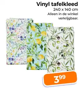Trekpleister Vinyl tafelkleed aanbieding