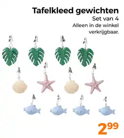 Trekpleister Tafelkleed gewichten aanbieding