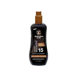 Etos Australian Gold Instant Bronzer Zonnebrand Spray Gel SPF15 237 ML aanbieding