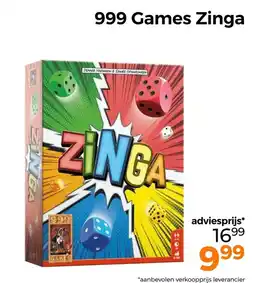 Trekpleister 999 Games Zinga aanbieding