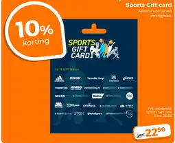 Trekpleister Sports Gift card aanbieding