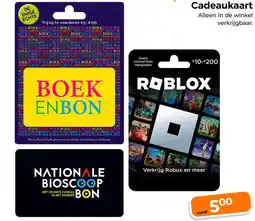 Trekpleister Cadeaukaart aanbieding