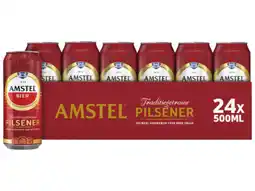 Hoogvliet Amstel Pilsener Bier Blik Tray aanbieding
