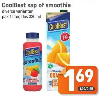 Dagwinkel CoolBest Sap Of Smoothie aanbieding