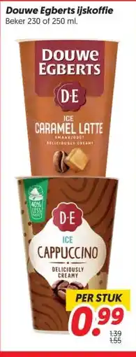 Dekamarkt Douwe Egberts ijskoffie aanbieding