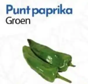 Tanger Markt Punt paprika Groen aanbieding
