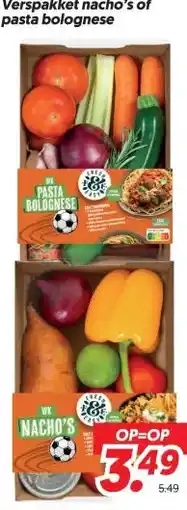 Dekamarkt Verspakket nacho's of pasta bolognese aanbieding