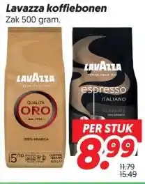 Dekamarkt Lavazza koffiebonen aanbieding