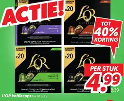 Dekamarkt L'OR koffiecups aanbieding
