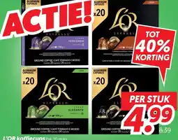 Dekamarkt L'OR koffiecups aanbieding