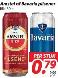 Dekamarkt Amstel of Bavaria pilsener aanbieding